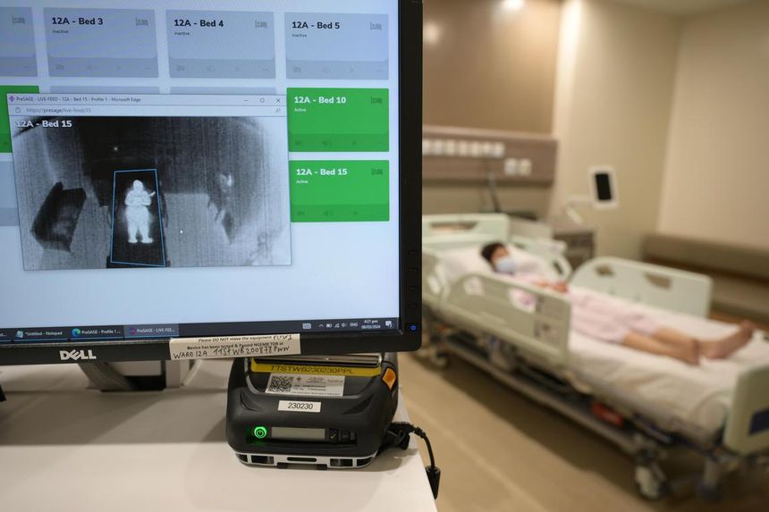 Các điều dưỡng tiết kiệm tới 10 phút cho mỗi bệnh nhân nhờ cảm biến AI nhận biết thời điểm BN rời khỏi giường