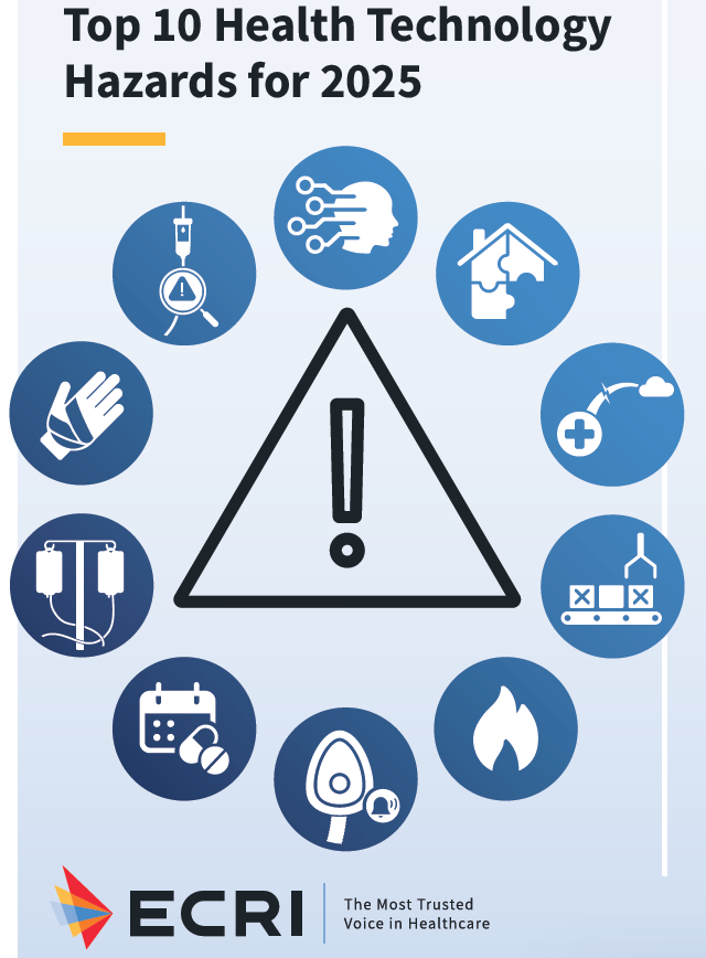 Top 10 Health Technology Hazards for 2025