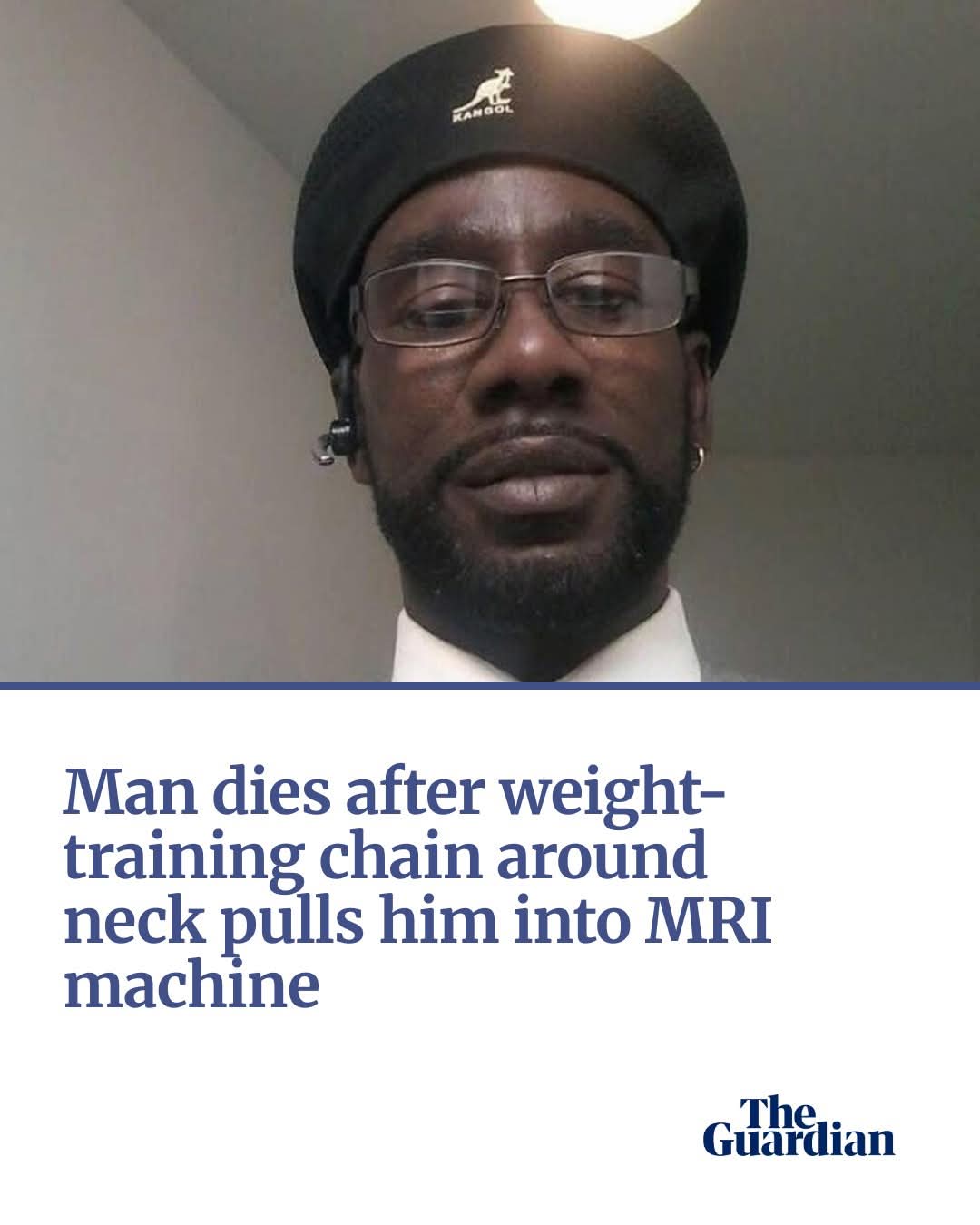 Man dies after weight-training chain around neck pulls him into MRI machine